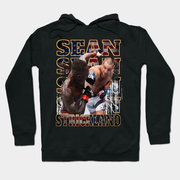 sean strickland fight Hoodie by Doxie Greeting